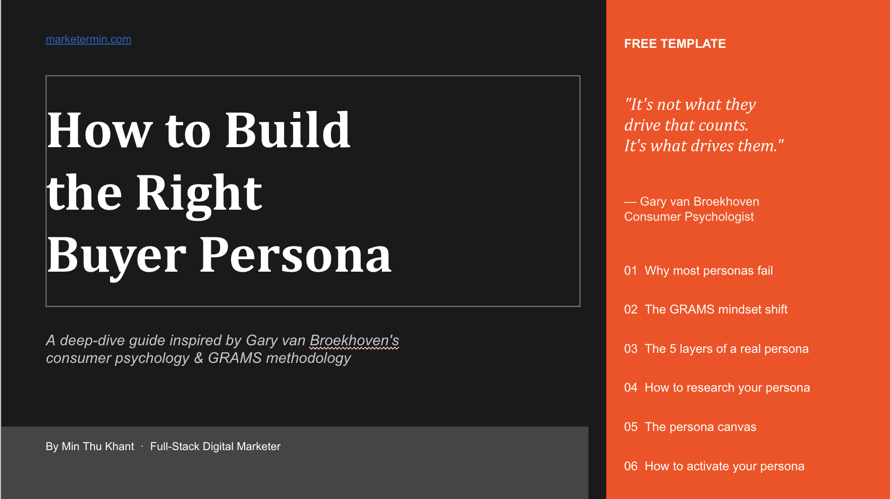 Building Effective Persona Template Building Effective Persona Template